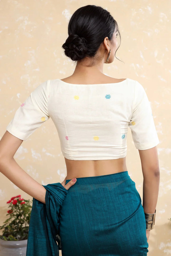 Chameli Jamdani Blouse | SHOBITAM