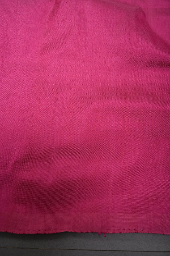 Pink Pochampally Ikkat Pure Silk Saree with Brocade and Border | SILK MARK CERTIFIED | SHOBITAM