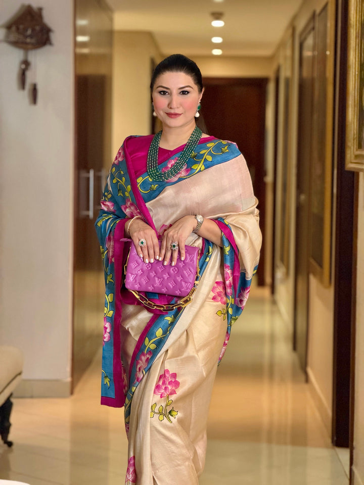 Roha Pichwai Saree | SILK MARK CERTIFIED | SHOBITAM