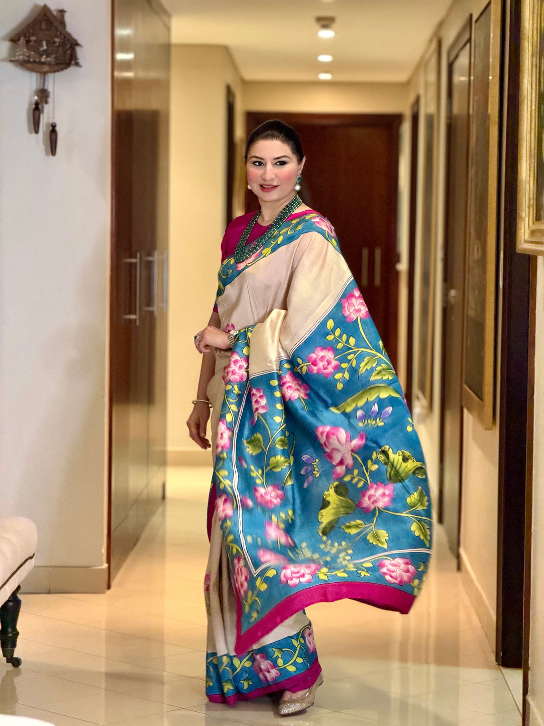 Roha Pichwai Saree | SILK MARK CERTIFIED | SHOBITAM