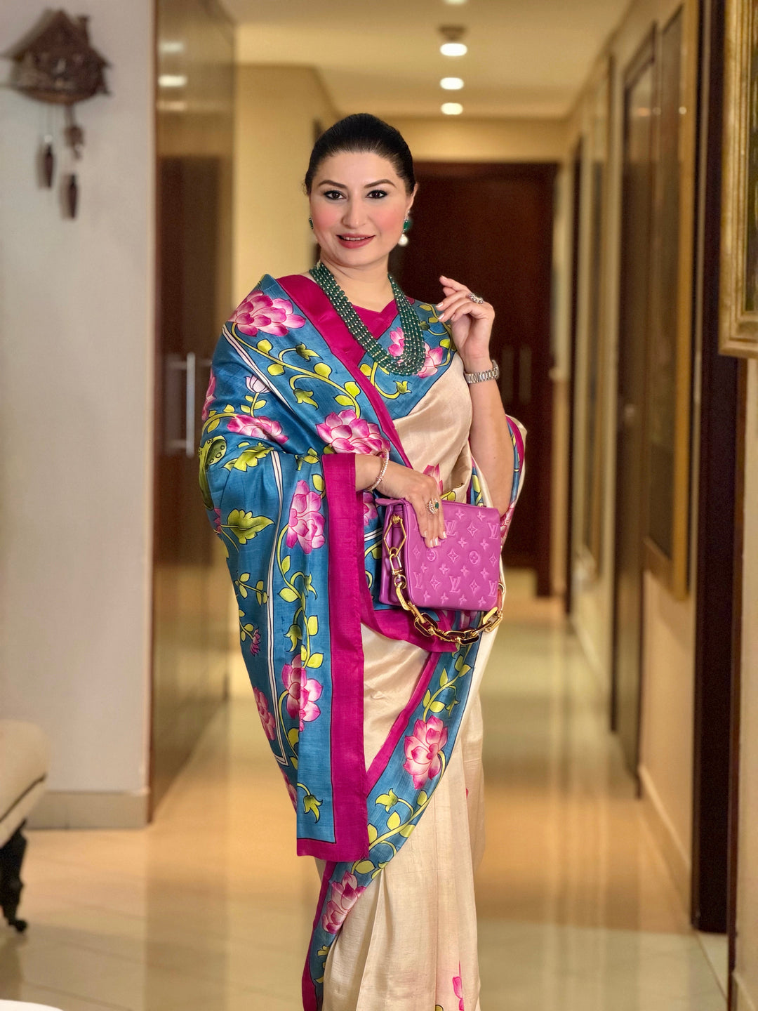 Roha Pichwai Saree | SILK MARK CERTIFIED | SHOBITAM