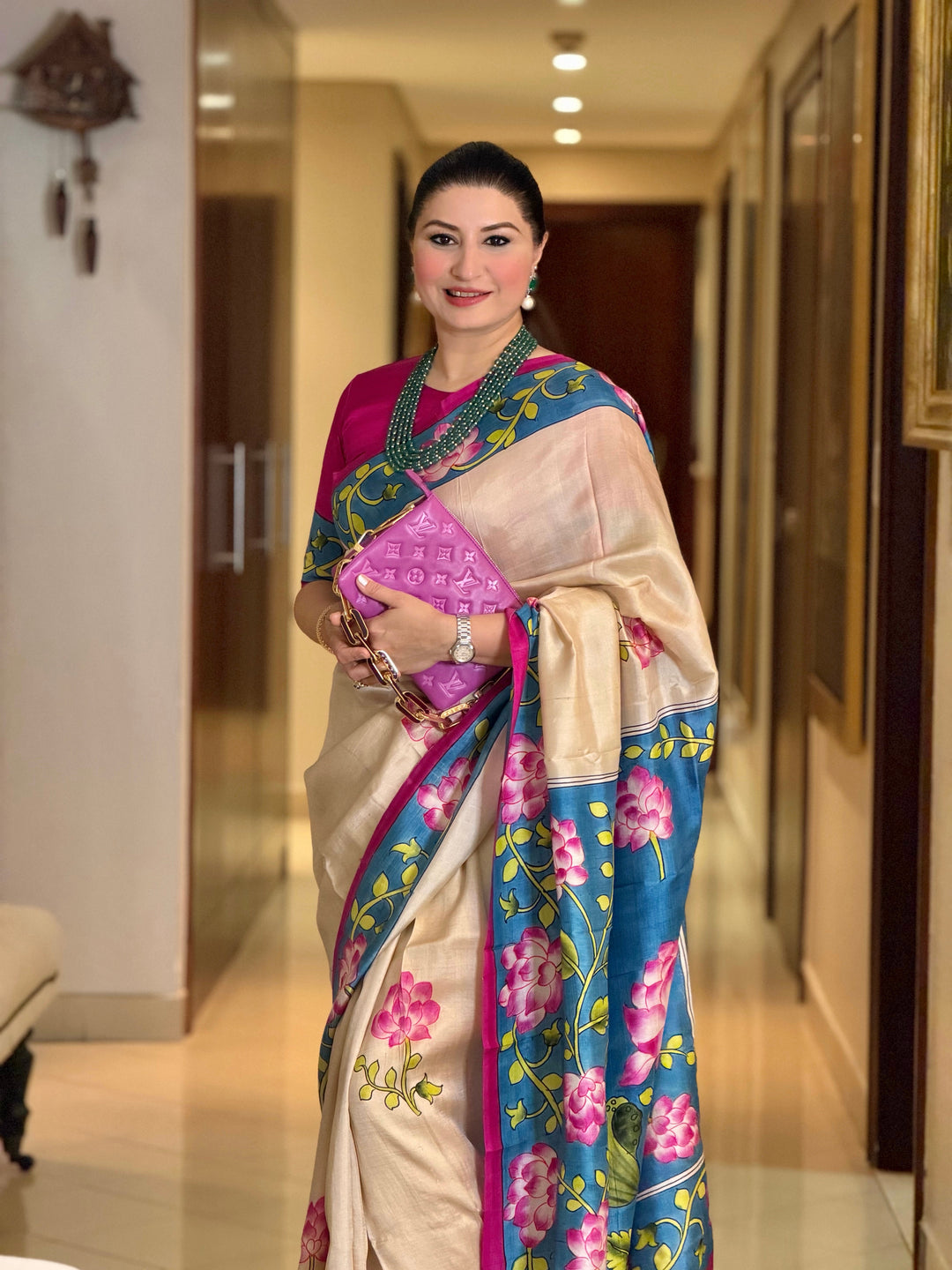 Roha Pichwai Saree | SILK MARK CERTIFIED | SHOBITAM