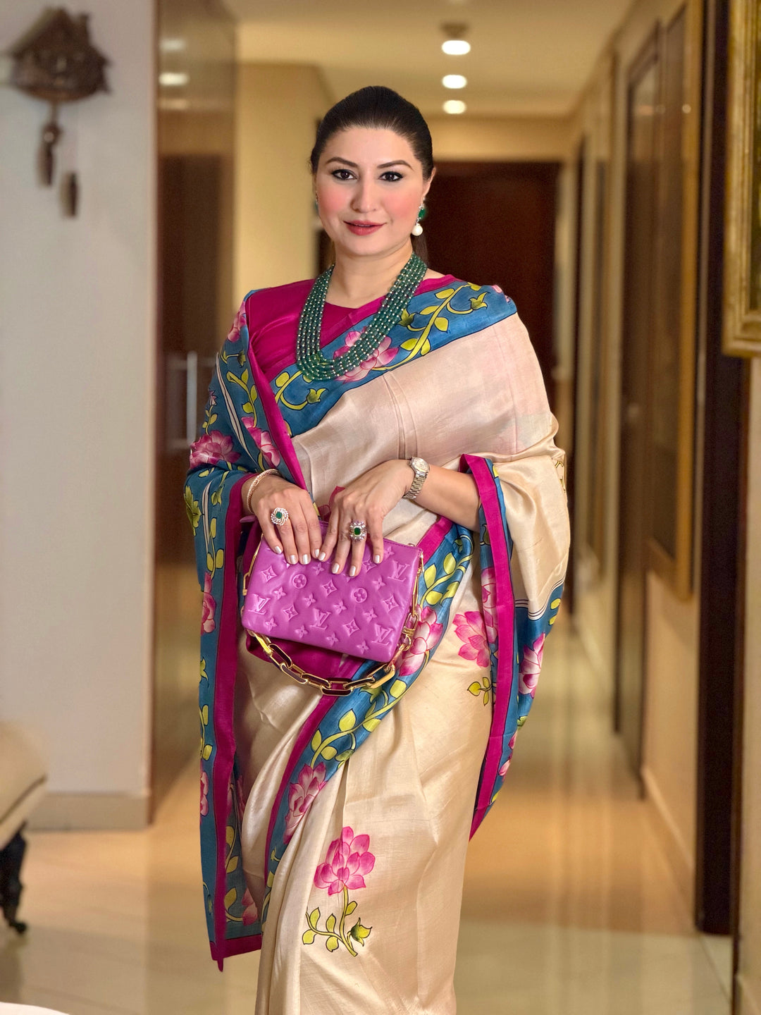 Roha Pichwai Saree | SILK MARK CERTIFIED | SHOBITAM