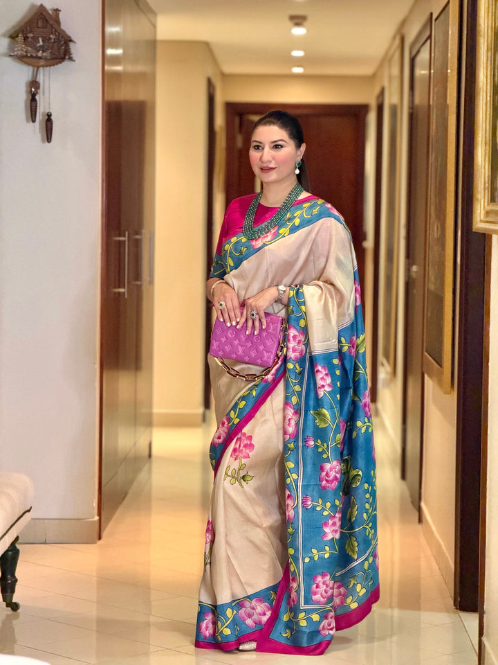 Roha Pichwai Saree | SILK MARK CERTIFIED | SHOBITAM