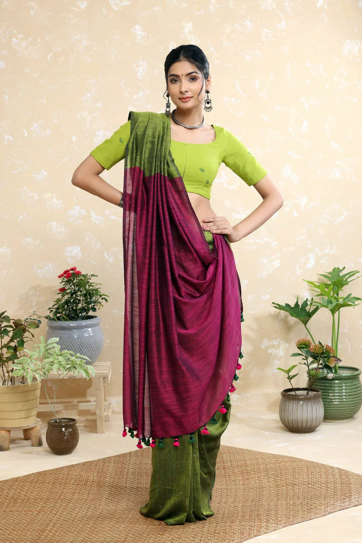 Mayuri Jamdani Blouse | SHOBITAM