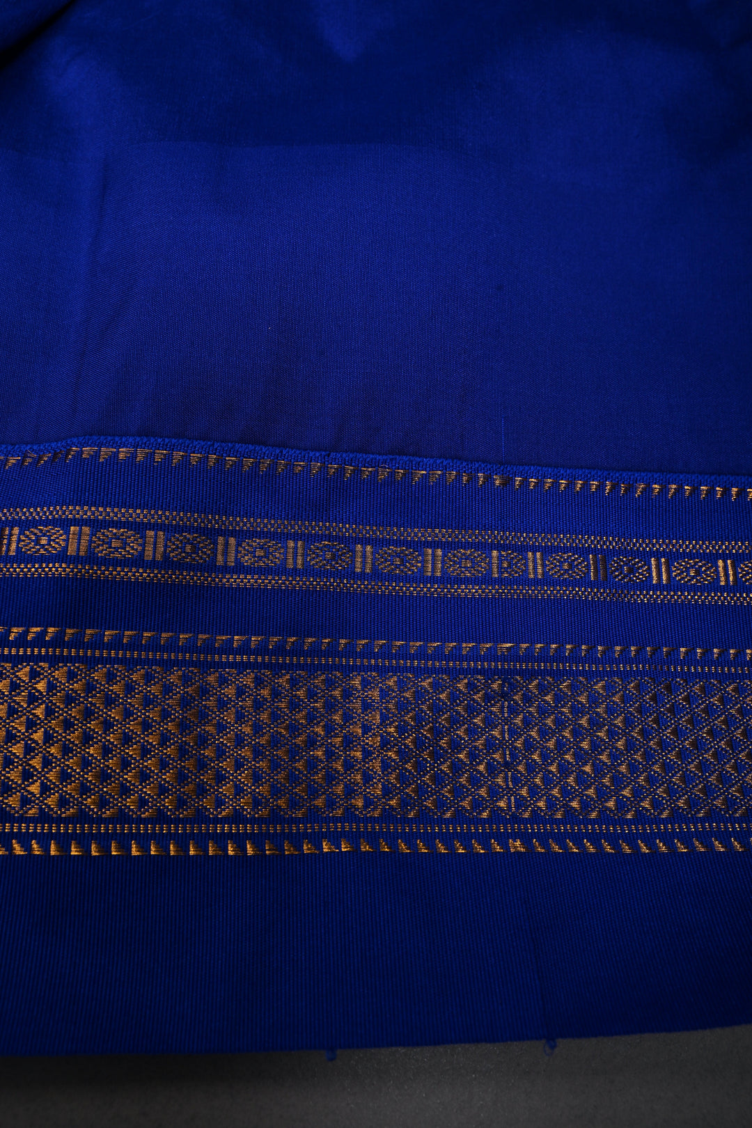 Rose Pink Ilkal Weave Mercerized Bagalkote Cotton Saree with Temple Panel on Contrast Zari Border | SHOBITAM
