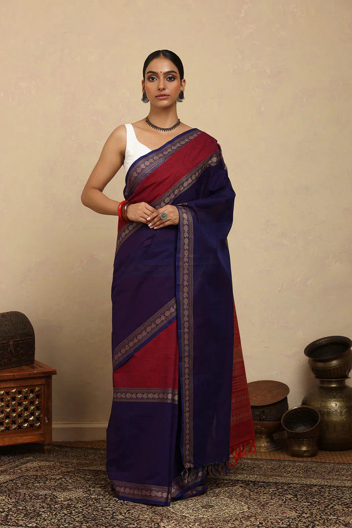 Safed South Cotton Blouse | SHOBITAM