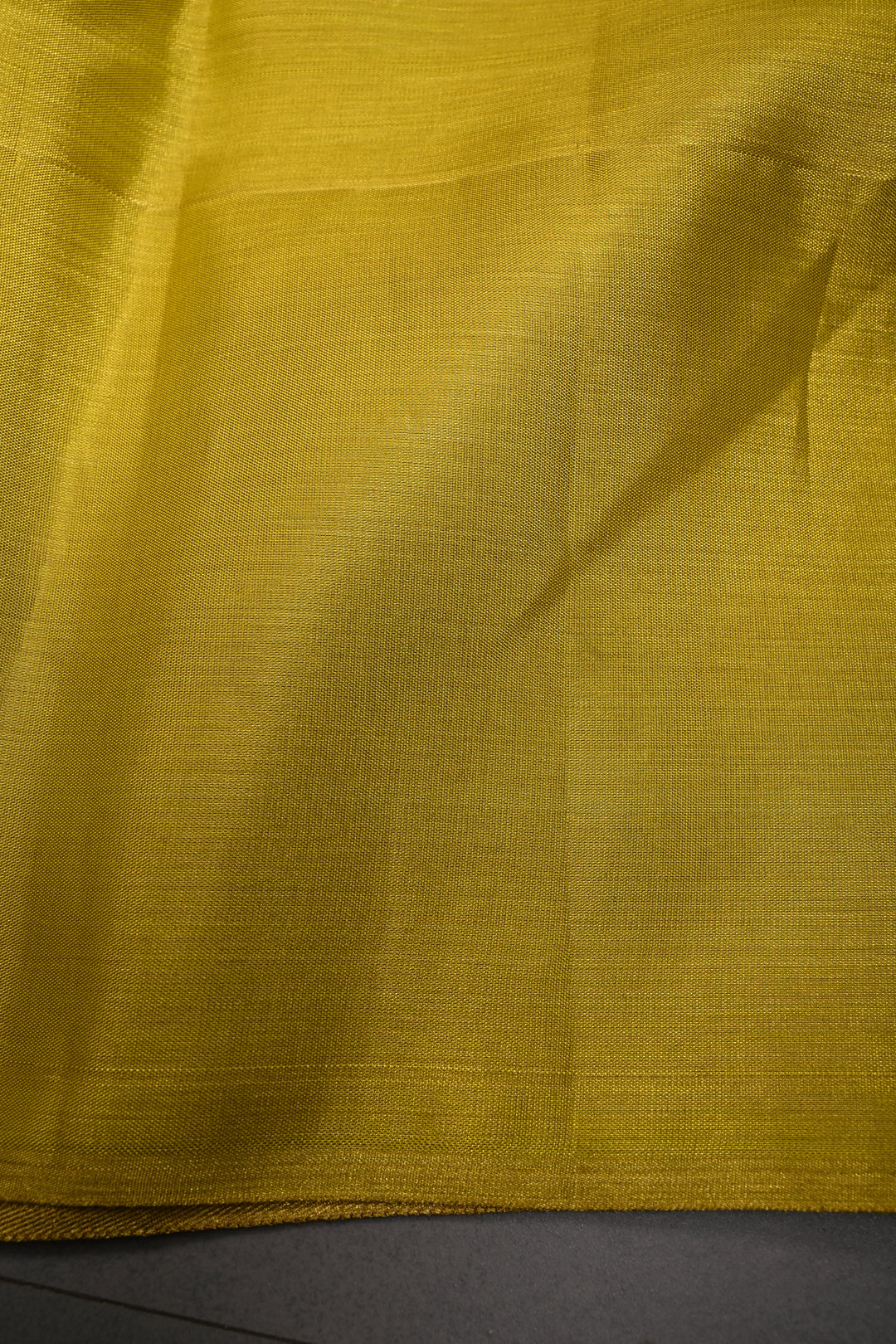 Gold-Yellow Pure Kanjivaram Tissue Silk Saree with Geometric Zari Brocade and Zari Border | SILK MARK CERTIFIED | SHOBITAM