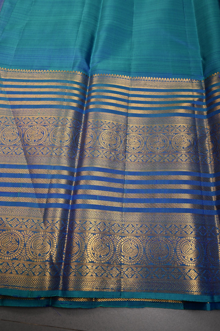 Mauvish  Pink Pure Kanjivaram Silk Saree with Zari Buttas and Wide Zari Border | SILK MARK CERTIFIED | SHOBITAM