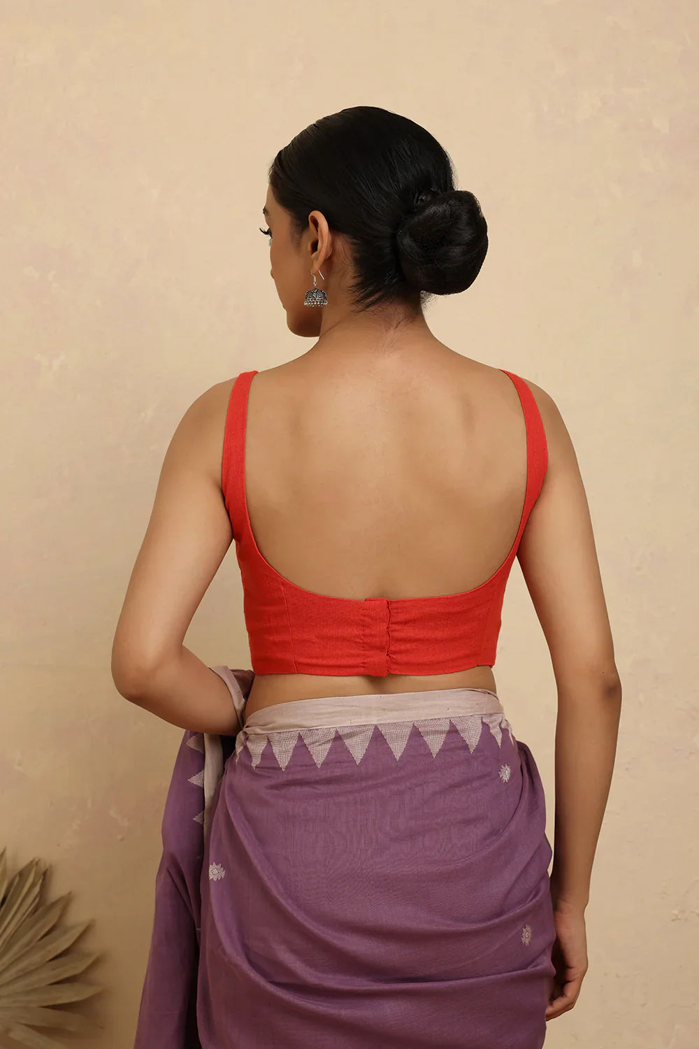 Basic Orange Blouse | SHOBITAM