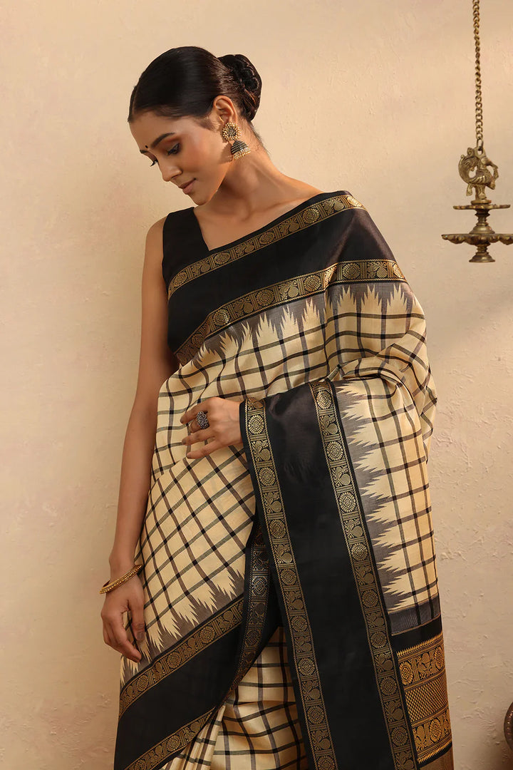 Black Silk Blouse | SHOBITAM