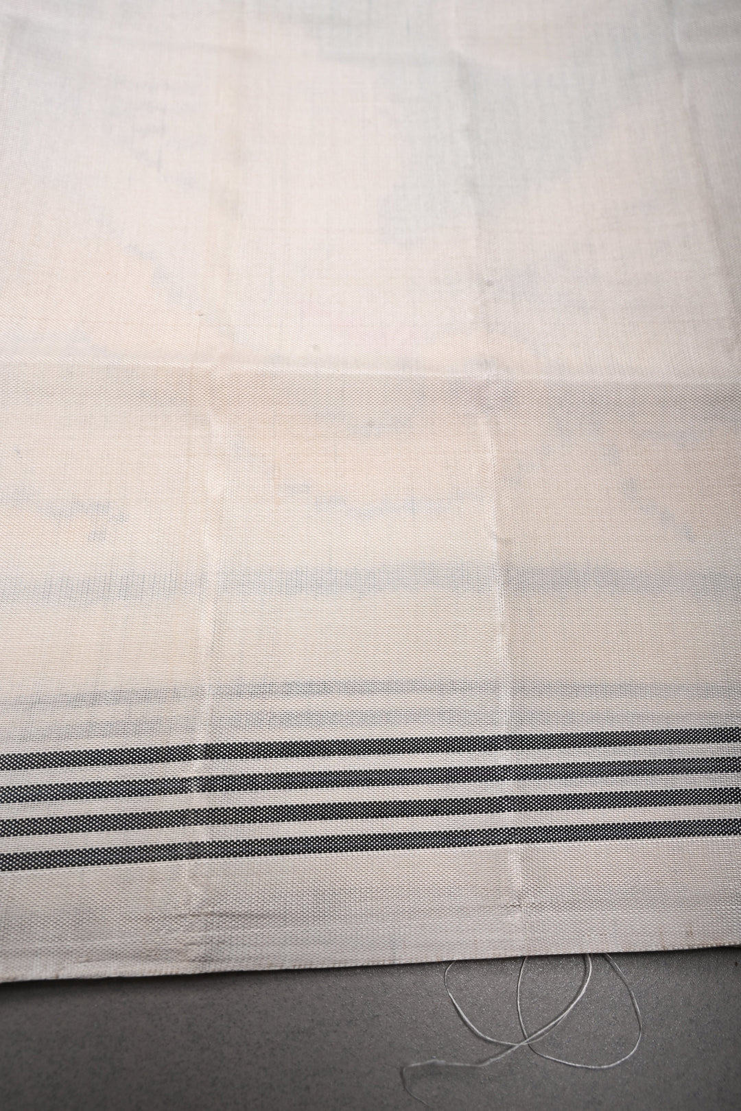 Authentic Patan Patola Single Ikkat Handwoven Pure Silk Saree in Pristine Chalk White with intricate motifs | SILK MARK CERTIFIED | SHOBITAM