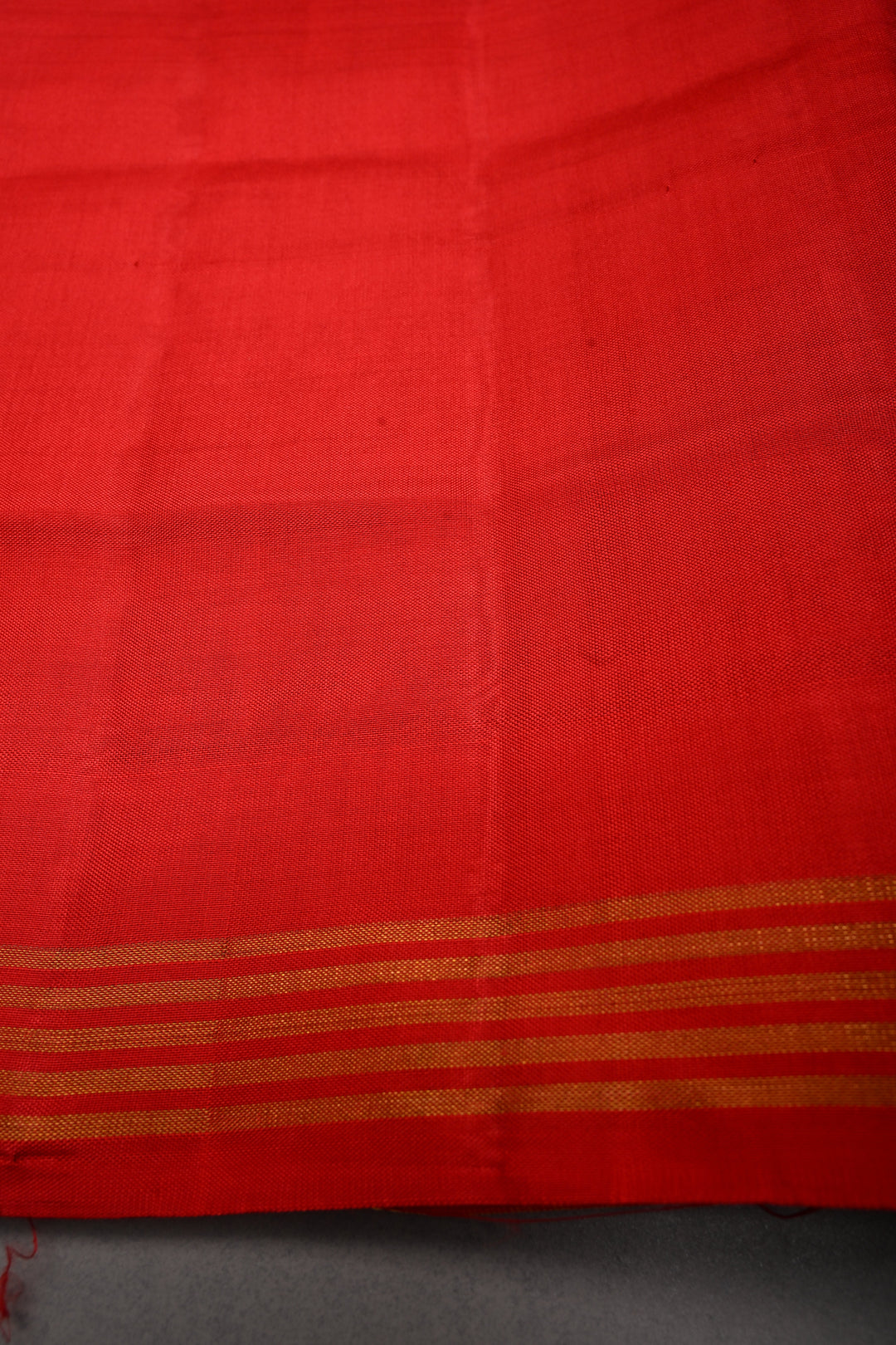 Maroon-Red Patan Patola Single Ikkat handwoven Pure Silk Saree with Geometric Motifs and Minimal Border  | SILK MARK CERTIFIED | SHOBITAM