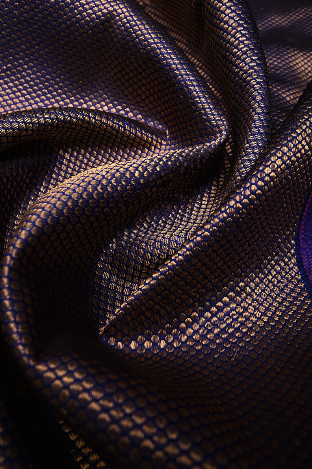 Deep Purple Pure Gadwal Silk Saree with Brocade and Meenakari Paithani Style Zari Border | SILK MARK CERTIFIED | SHOBITAM