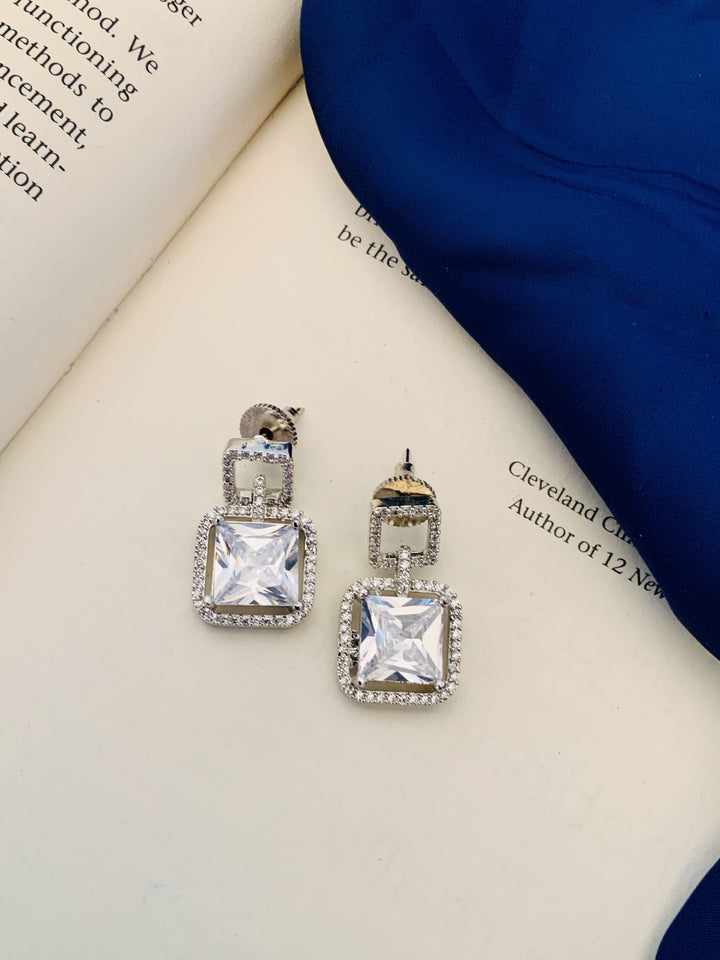 American Diamond Necklace Set – Luxury Evening Glam | SHOBITAM
