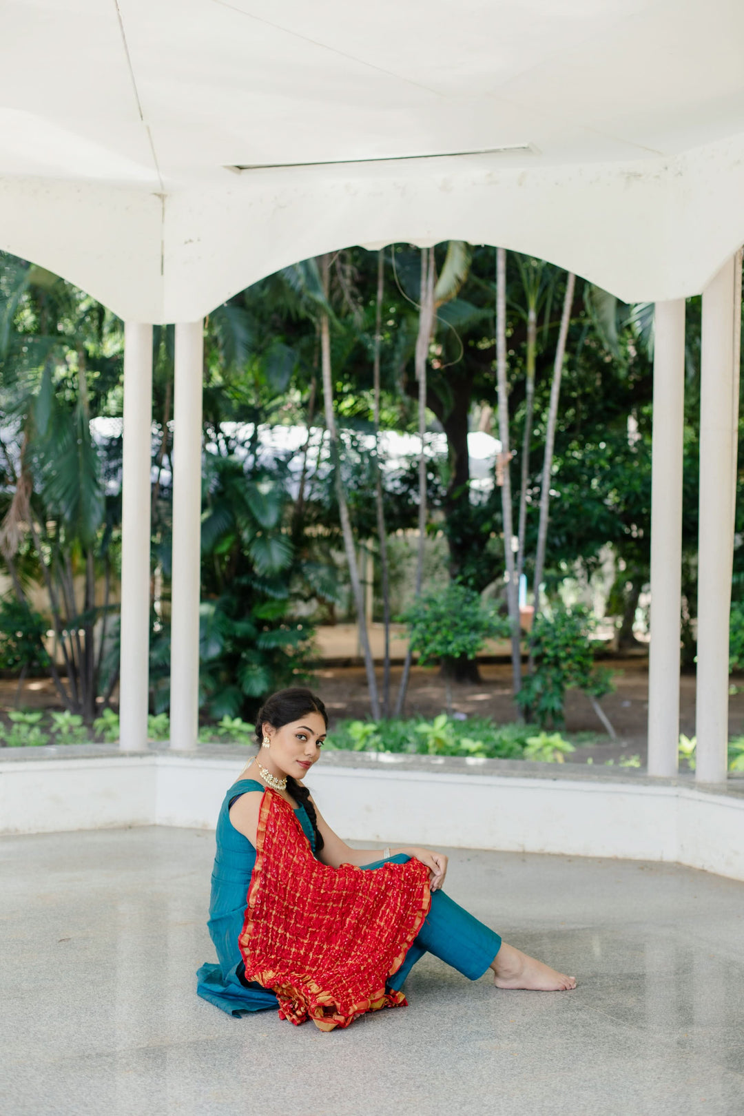 Tara Suit Set - Blue | Shobitam Custom Gowns | Made To Order