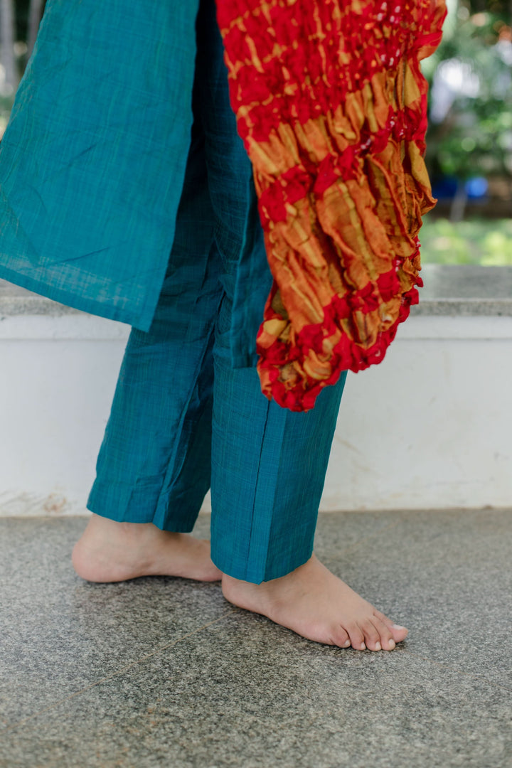 Tara Suit Set - Blue | Shobitam Custom Gowns | Made To Order