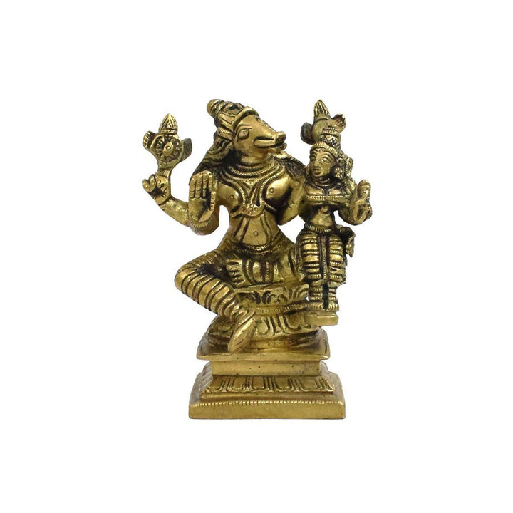 BRASS VARAHA WITH LAKSHMI IDOL 5*3*3 | SHOBITAM