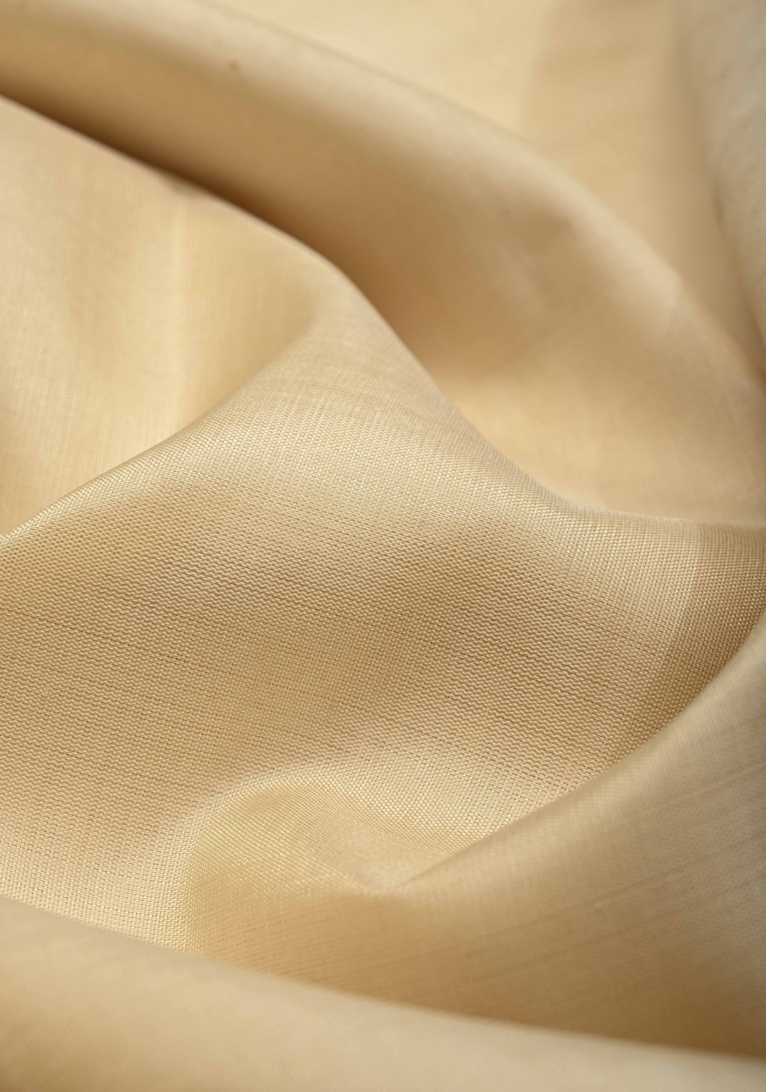 Ivory Pure Kanjivaram Silk Saree with Contrast Korvai Zari Border | SILK MARK CERTIFIED