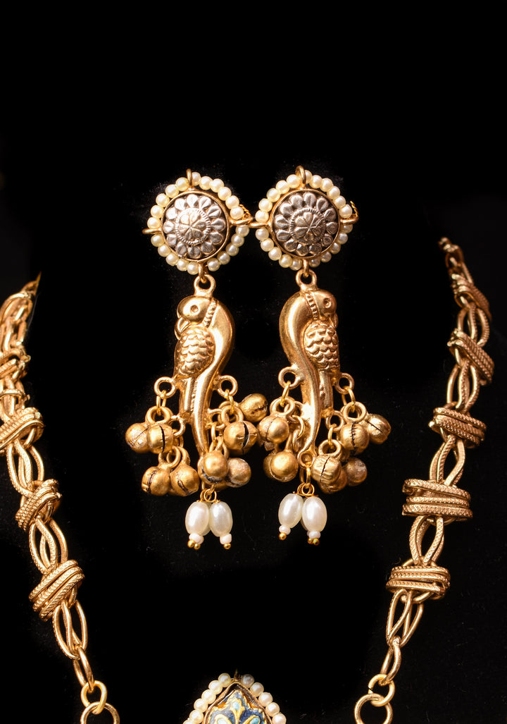 Banjaran Fusion baat and earrings set | Shobitam Jewelry