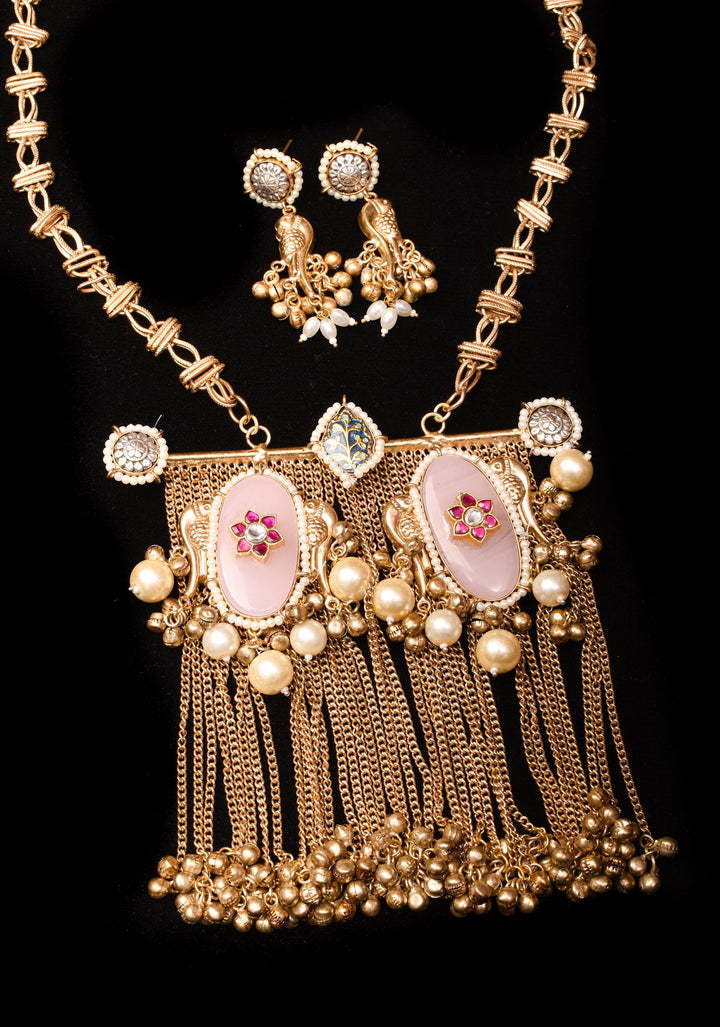 Banjaran Fusion baat and earrings set | Shobitam Jewelry