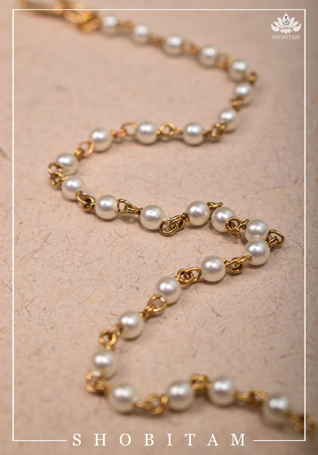 Celestial Kundan nath with non piece clasp, chain and hook