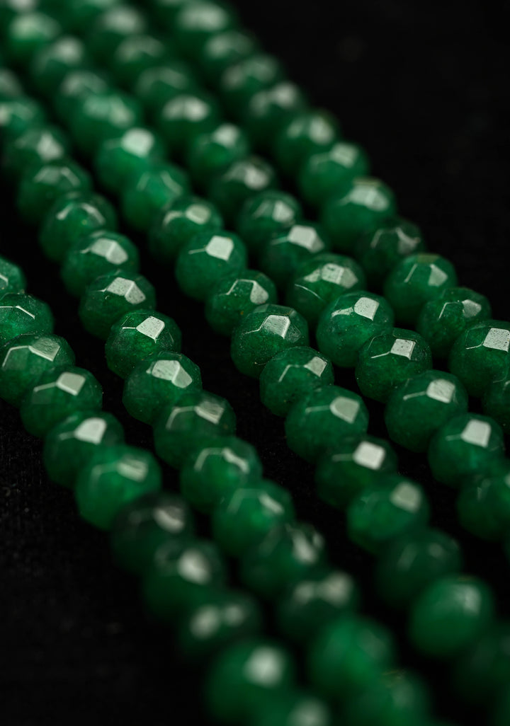 Green Multistrand Necklace Set with Elephant Designer Kundan Statement Pendant