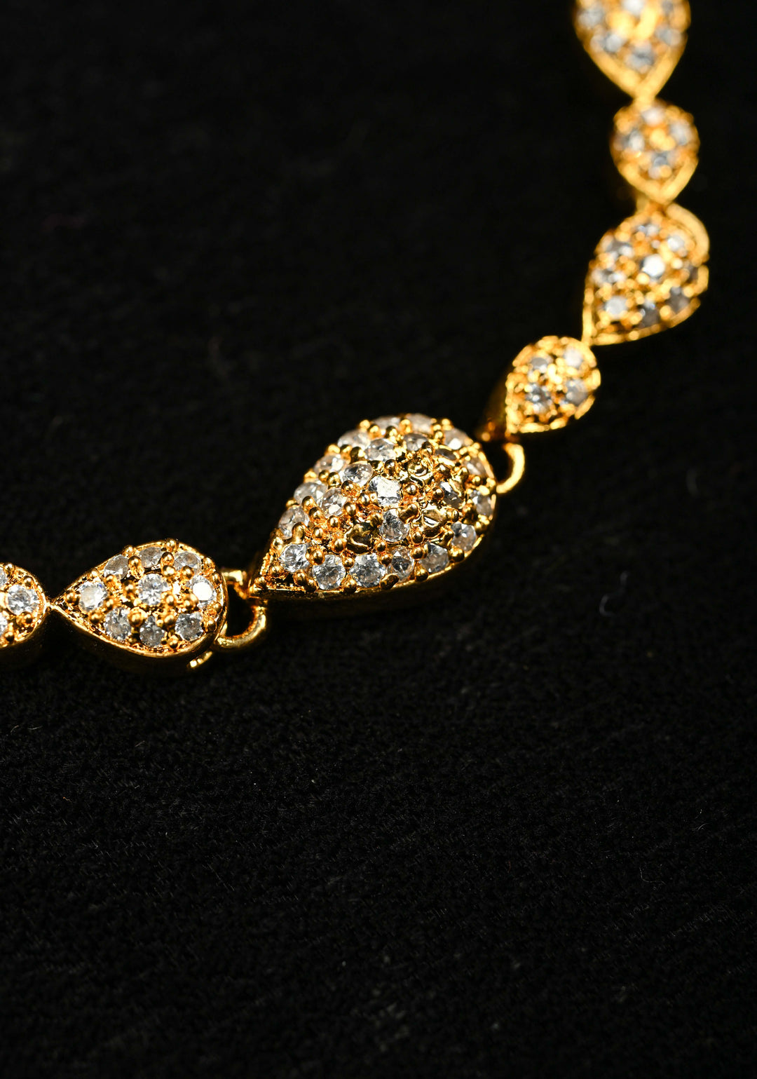 Single Strand Cz stone Adjustable Bracelet