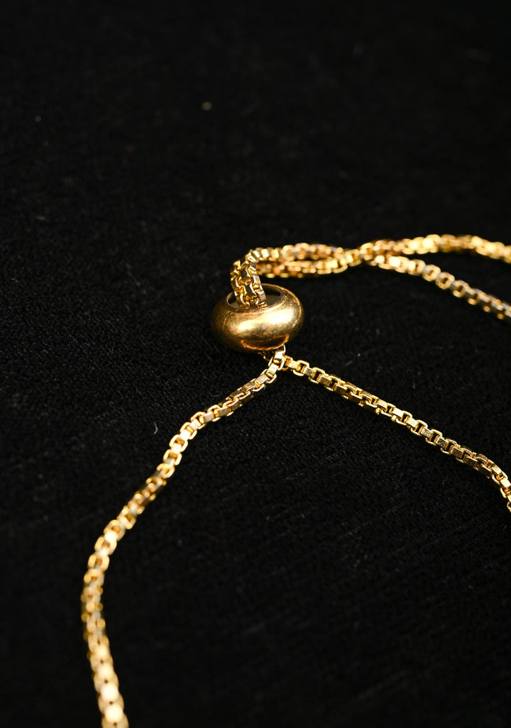 Single Strand Cz stone Adjustable Bracelet