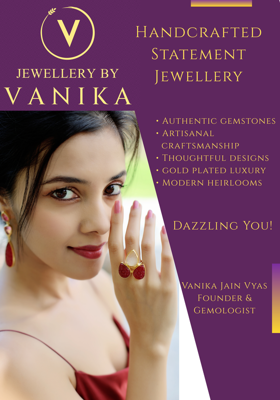 Gold Plated Flower Pearl Statement Ring  | SHOBITAM
