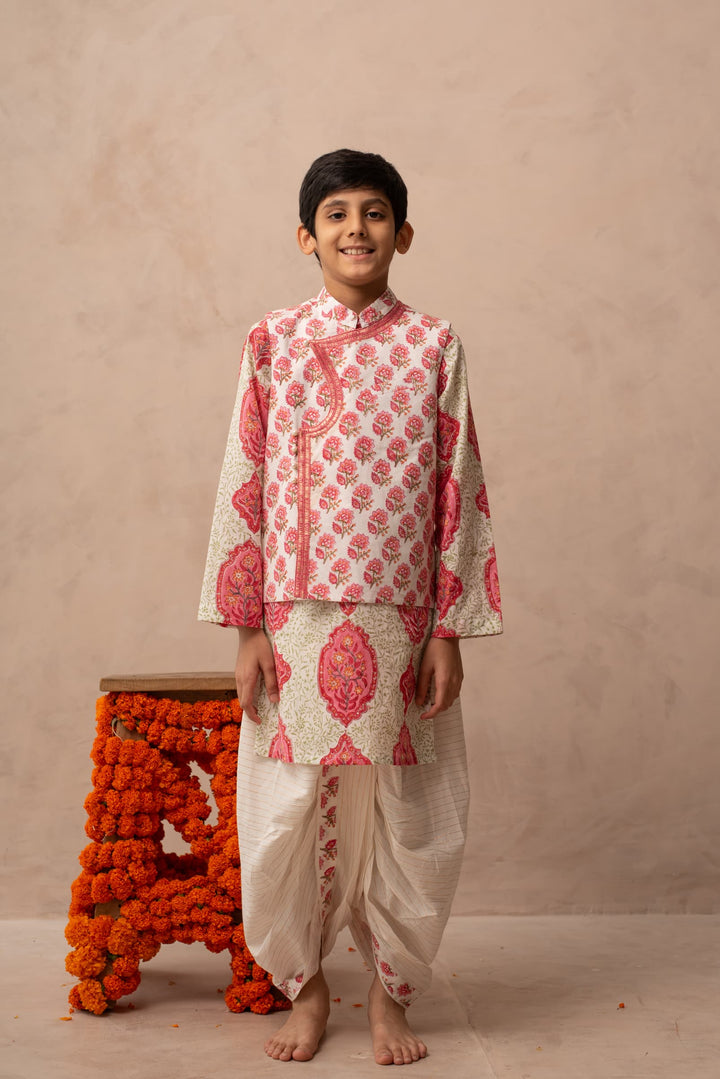 Jharokha Bandi Jacket Set | SHOBITAM