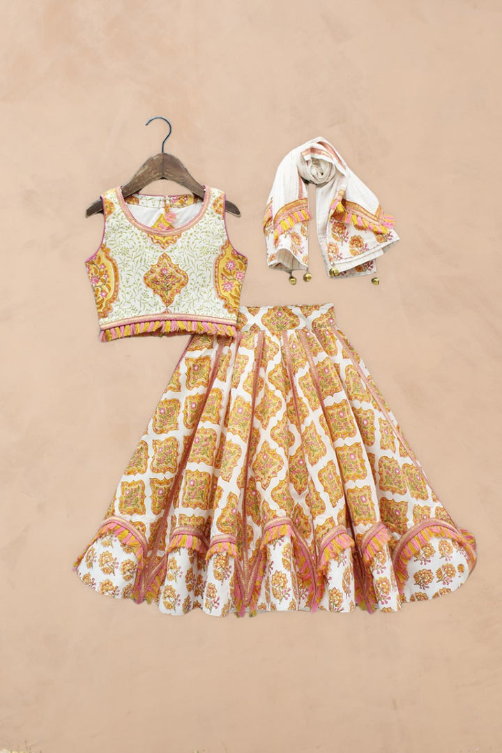 Jharokha Lehenga Set | SHOBITAM