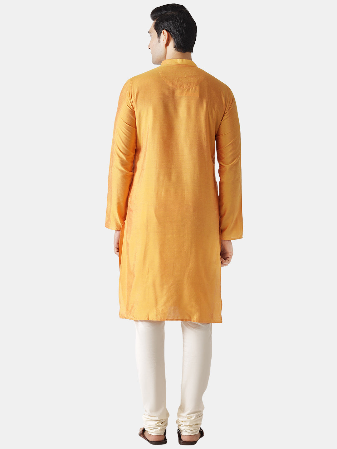 Golden Yellow Kurta Churidar Set | SHOBITAM