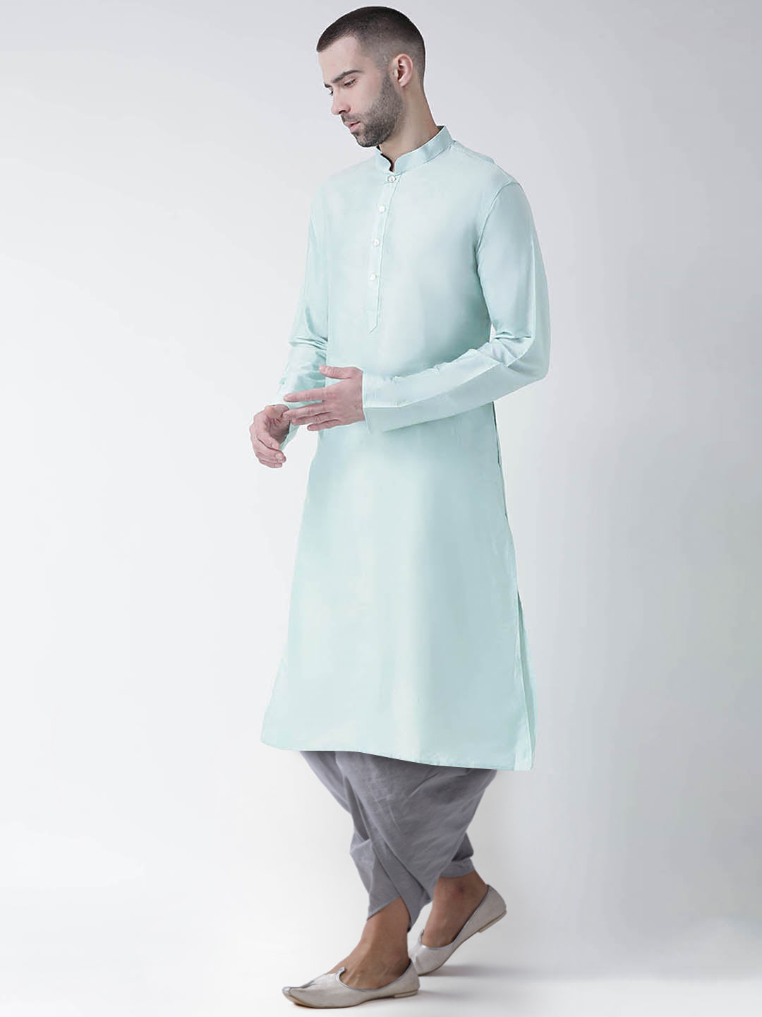 Mint Green Kurta Dhoti Set | SHOBITAM