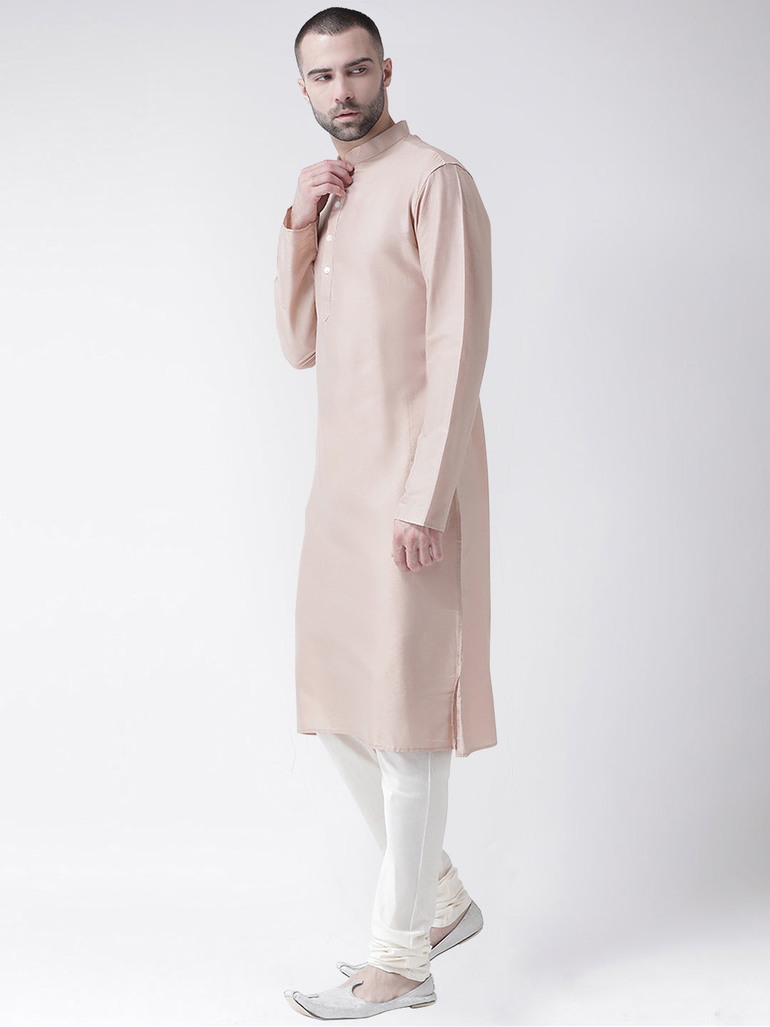 Men's Nude Kurta | SHOBITAM