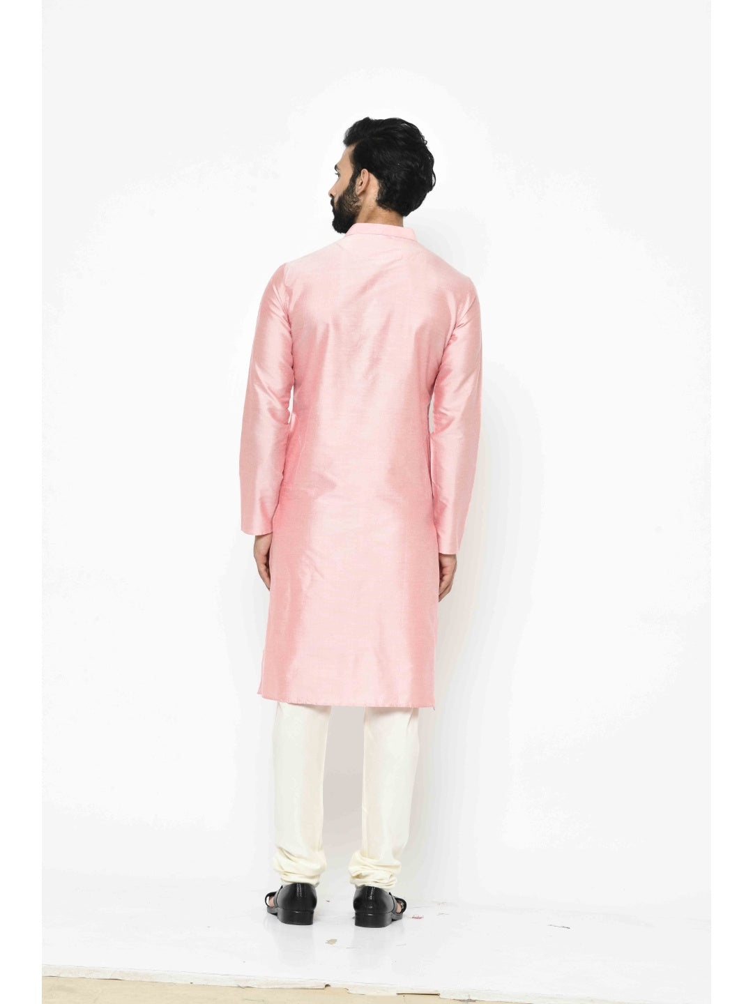 Men's Light Pink Kurta | SHOBITAM