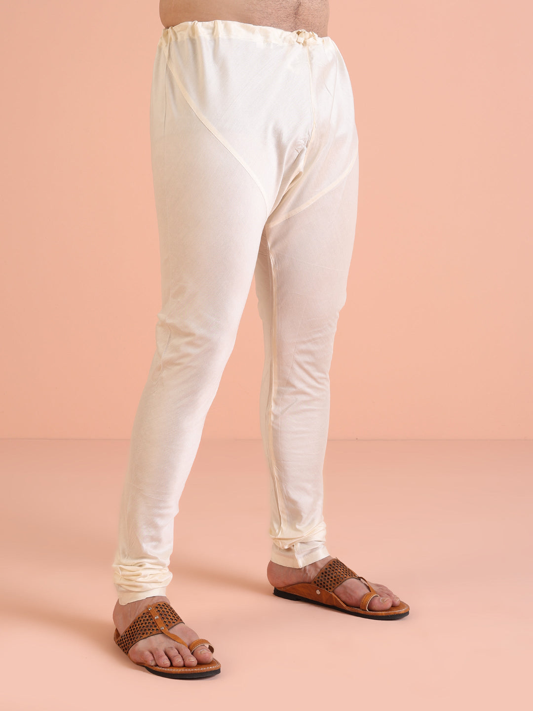 Mustard Yellow Blend Kurta Churidar Set | SHOBITAM