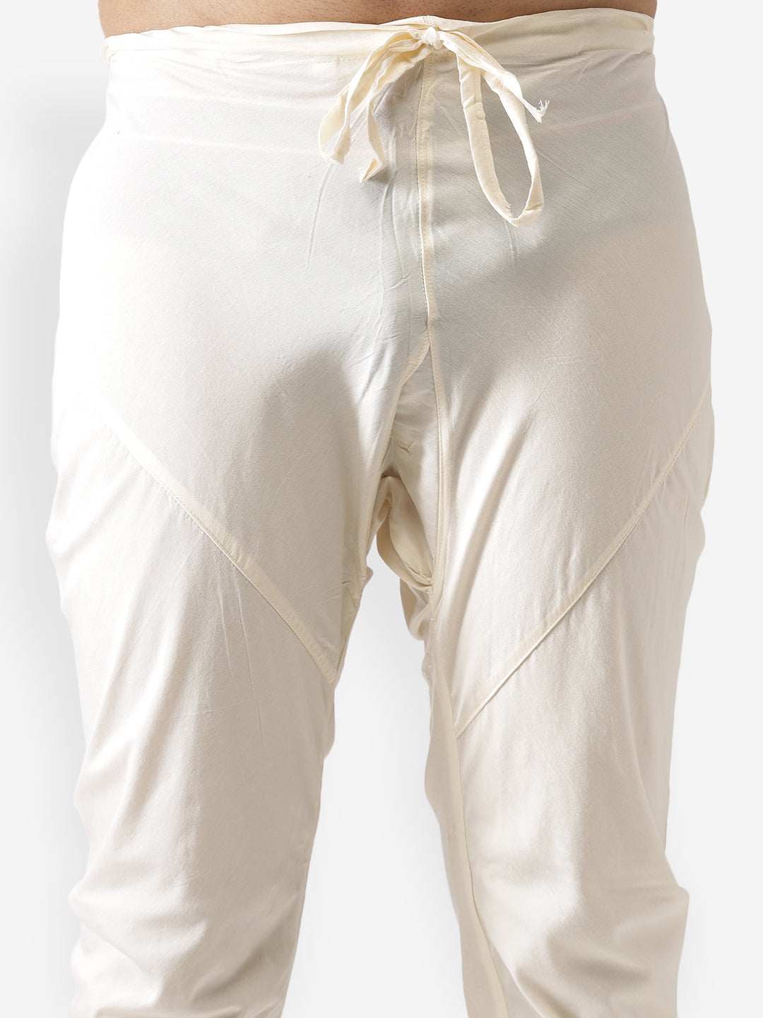 Men's Off White Kurta Churidar Set | SHOBITAM