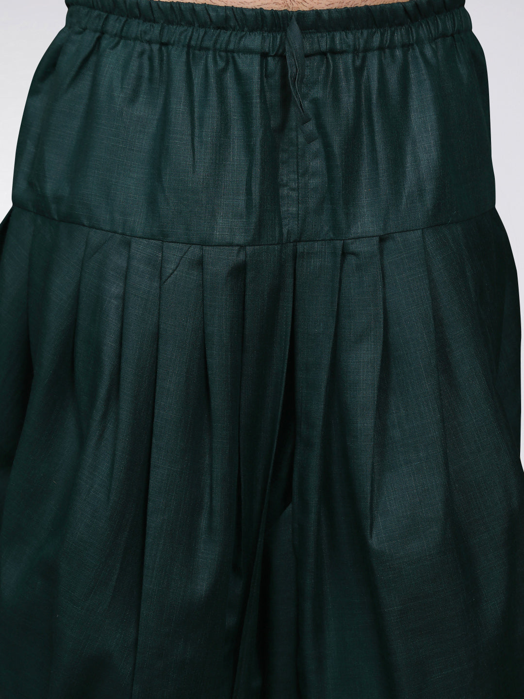 Men Off White Kurta Dhoti Set | SHOBITAM