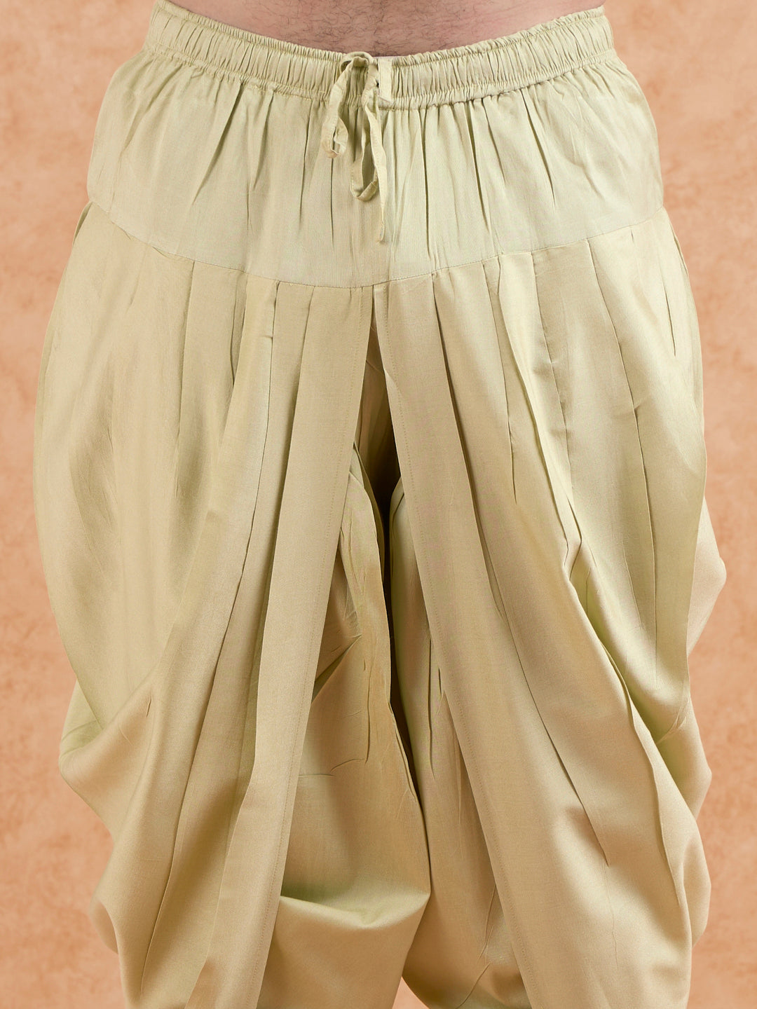 Pink Silk Blend Embroidered Kurta Mint Dhoti | SHOBITAM