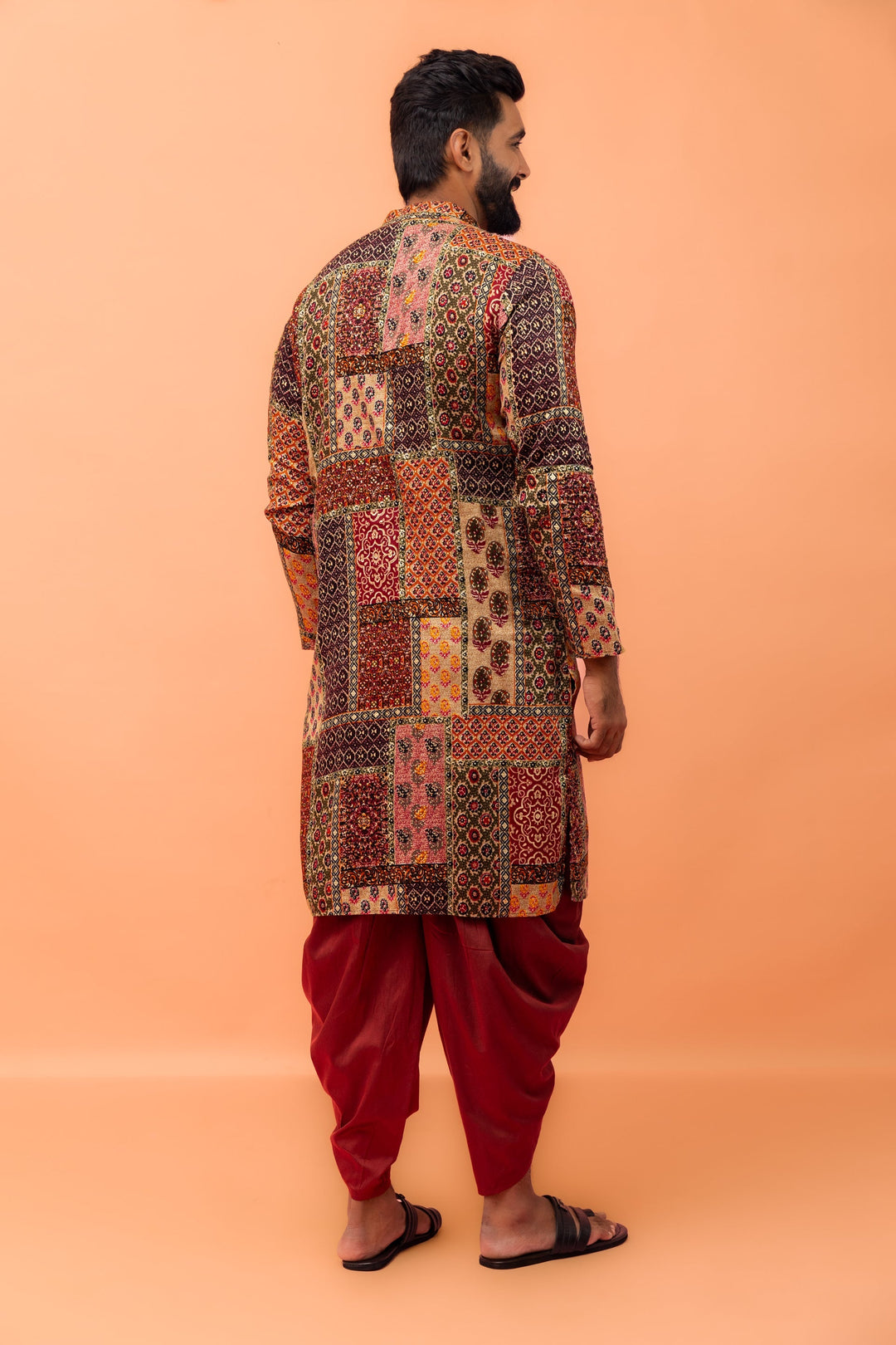 Multicolor Cotton Printed Kurta | SHOBITAM