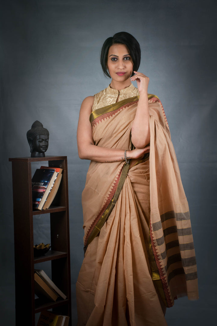 Shraddha - Cotton Saree-SHOBITAM