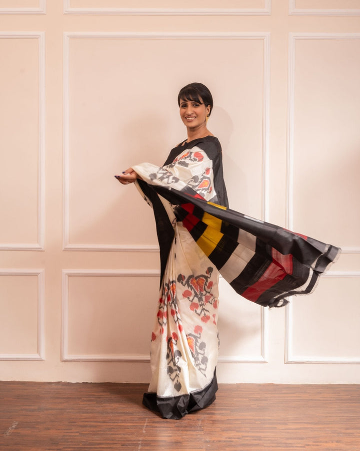 Afterglow - Handwoven Iconic Silk Saree | SILK MARK CERTIFIED | SHOBITAM