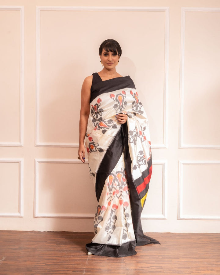 Afterglow - Handwoven Iconic Silk Saree | SILK MARK CERTIFIED | SHOBITAM