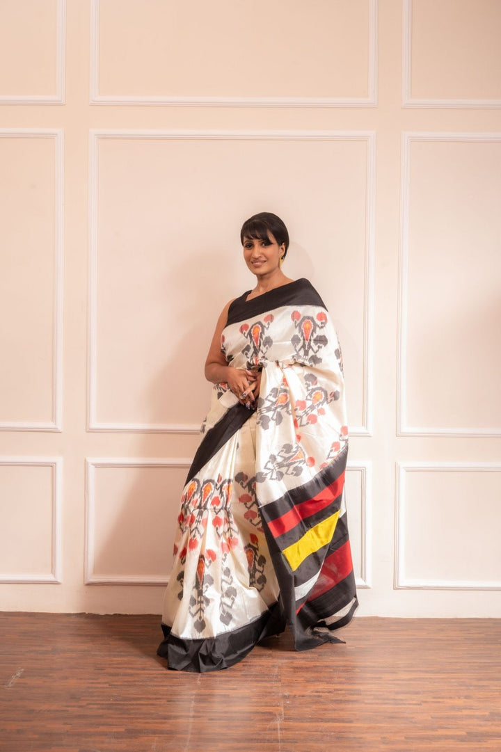 Afterglow - Handwoven Iconic Silk Saree | SILK MARK CERTIFIED | SHOBITAM