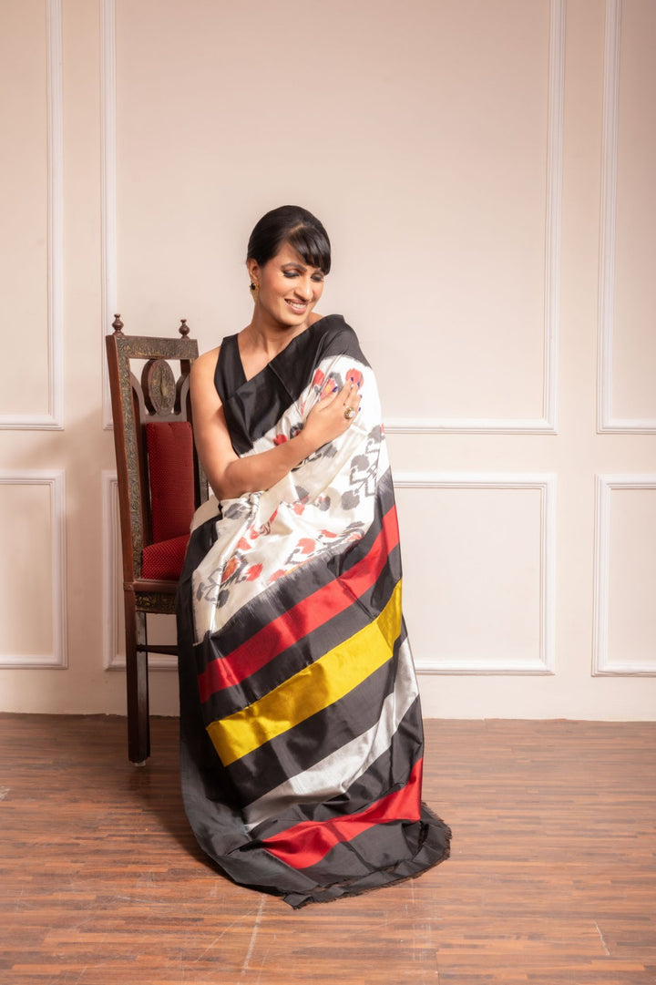 Afterglow - Handwoven Iconic Silk Saree | SILK MARK CERTIFIED | SHOBITAM