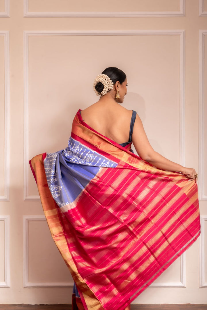 Mithila - Handwoven Pochampally Silk Saree | SILK MARK CERTIFIED | SHOBITAM