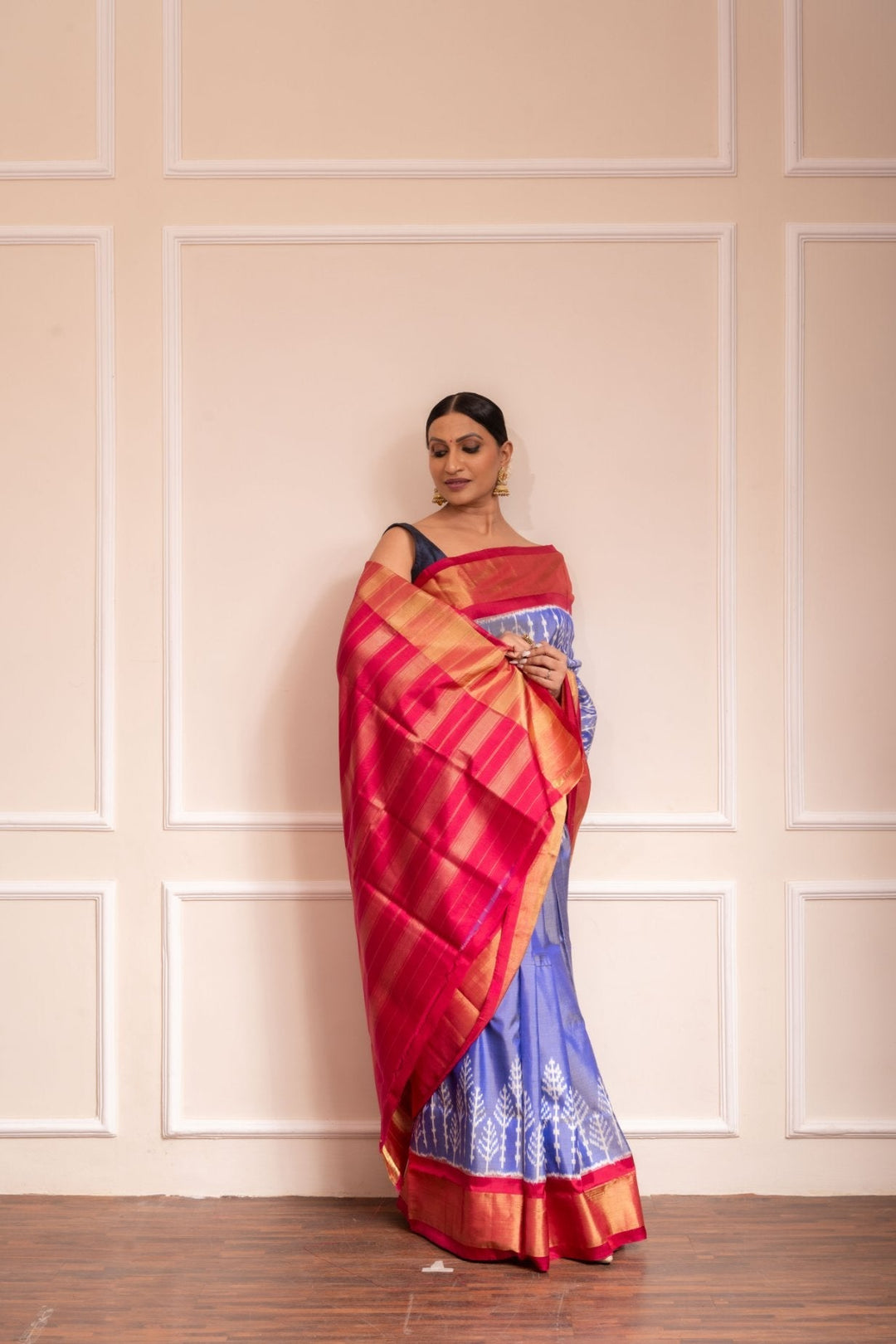 Mithila - Handwoven Pochampally Silk Saree | SILK MARK CERTIFIED | SHOBITAM