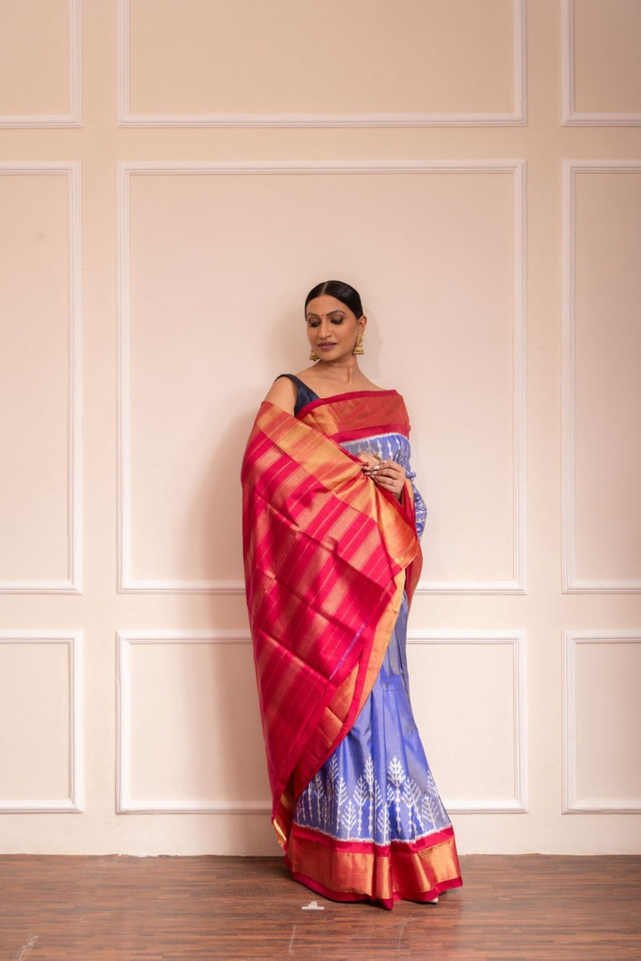 Mithila - Handwoven Pochampally Silk Saree | SILK MARK CERTIFIED | SHOBITAM