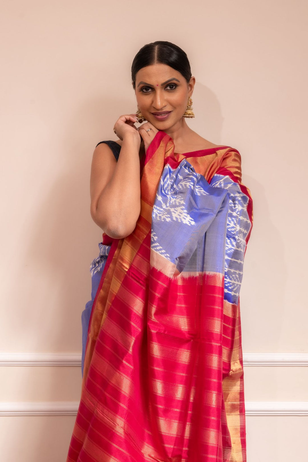 Mithila - Handwoven Pochampally Silk Saree | SILK MARK CERTIFIED | SHOBITAM